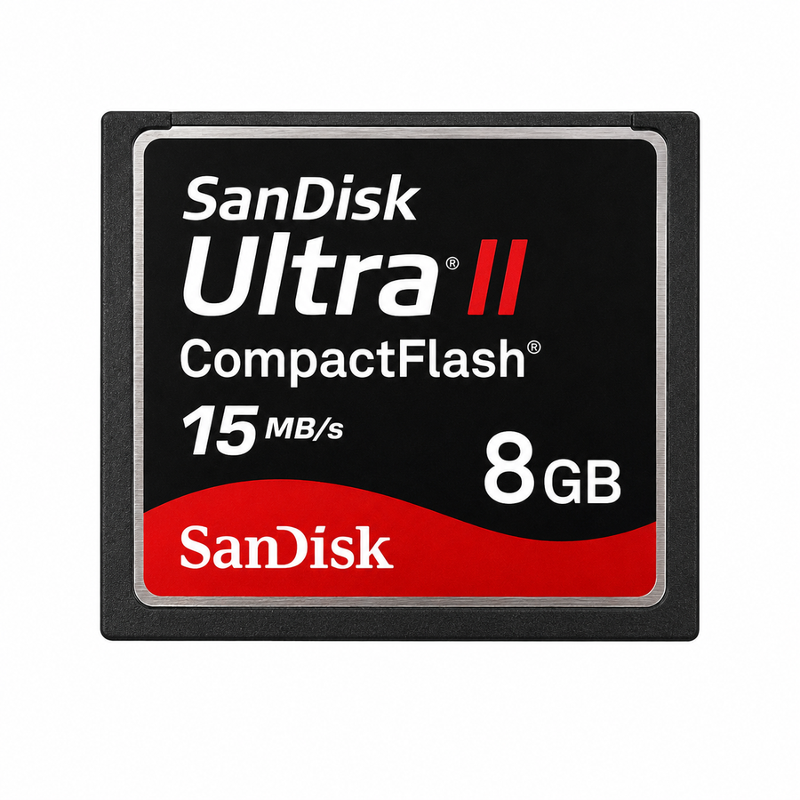 SanDisk Ultra II CompactFlash 8GB geheugenkaart