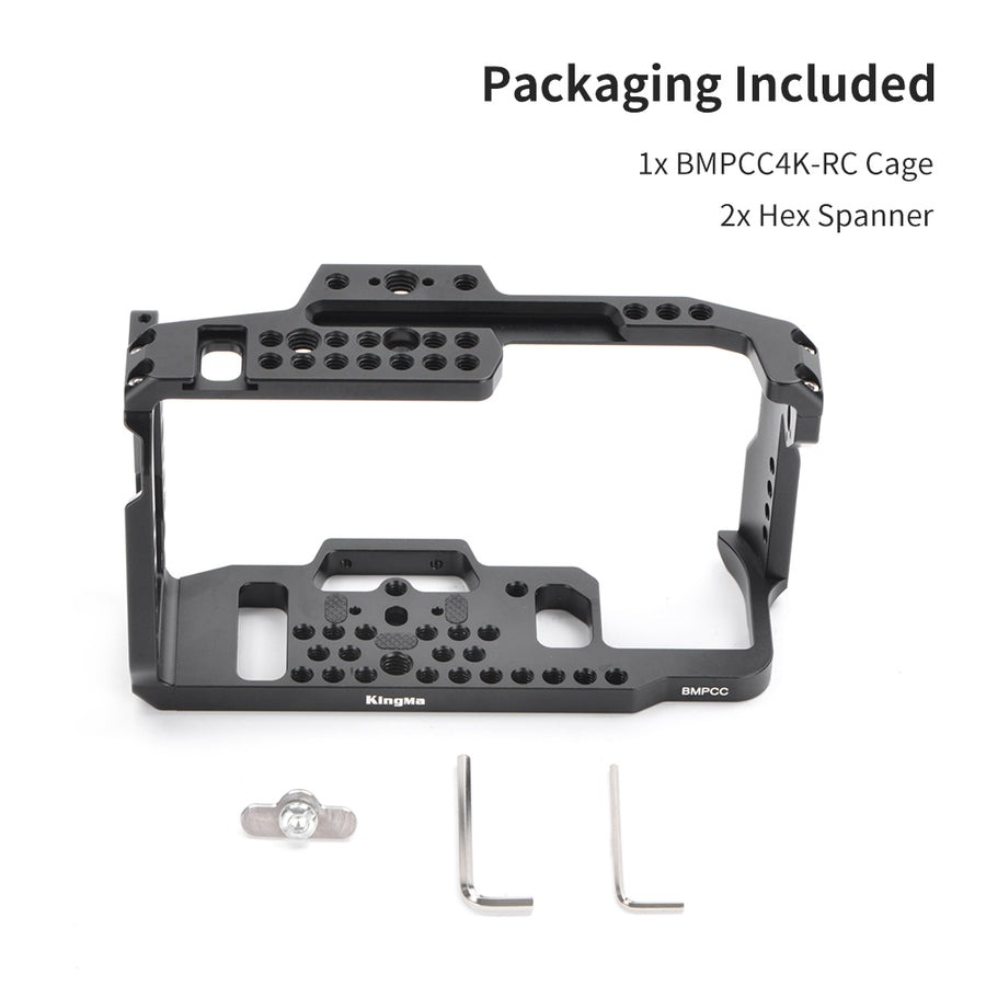 KingMa-Camera Cage voor Blackmagic Pocket Cinema Camera 6K (Nieuw)