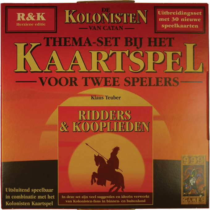 999 Games-De Kolonisten van Catan Het Kaartspel Uitbreiding Ridders & Kooplieden (Nieuw)