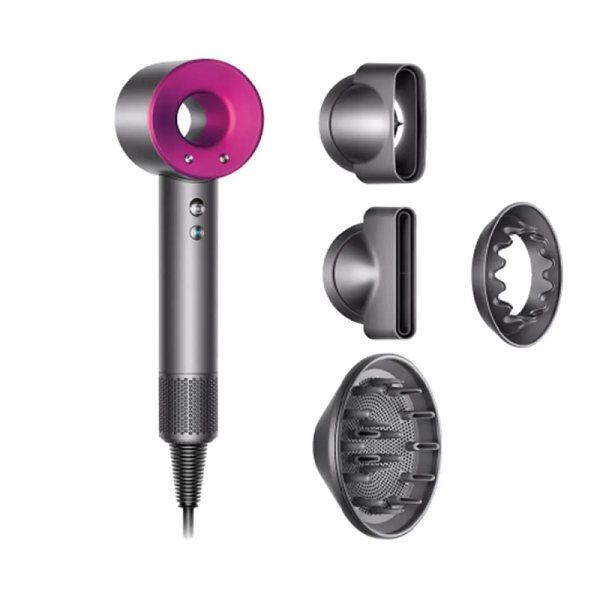 Dyson-HD03 Supersonic Föhn - Iron/Fuchsia-tweedehands