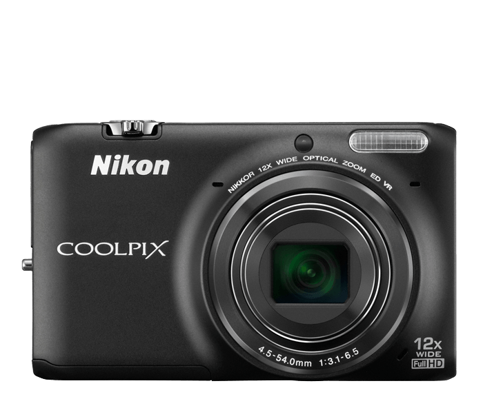 Nikon-Coolpix S6500 Digitale Compact Camera - Zwart-tweedehands