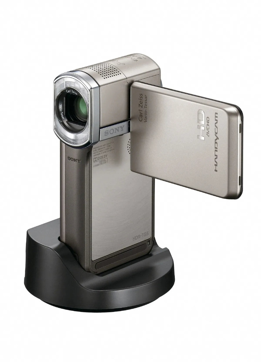 Sony-HDR-TG5E Digitale Videocamera - Zilver (In doos)-tweedehands