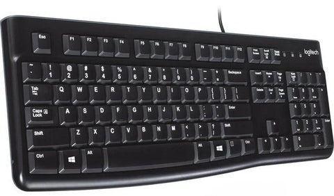 Logitech-MK120 Bedraad Toetsenbord voor PC - Zwart (Nieuw)