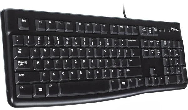 Logitech-MK120 Bedraad Toetsenbord voor PC - Zwart (Nieuw)