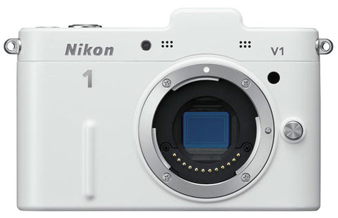 Nikon-1 V1 Systeemcamera Body - Wit (In doos)-tweedehands
