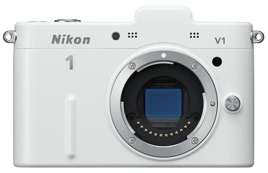 Nikon-1 V1 Systeemcamera Body - Wit (In doos)-tweedehands