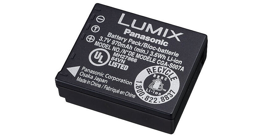 CGA-S007 Accu / Batterij voor Panasonic Lumix DMC-TZ-serie