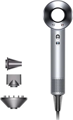 Supersonic HD01 Haardroger - Wit/Zilver (Incl. 3 Opzetstukken)