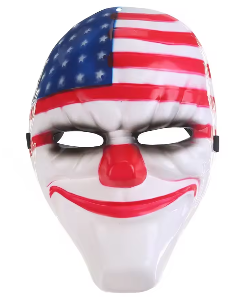 Algemeen-Payday 2 Dallas Masker Cosplay Clownmasker (Nieuw)
