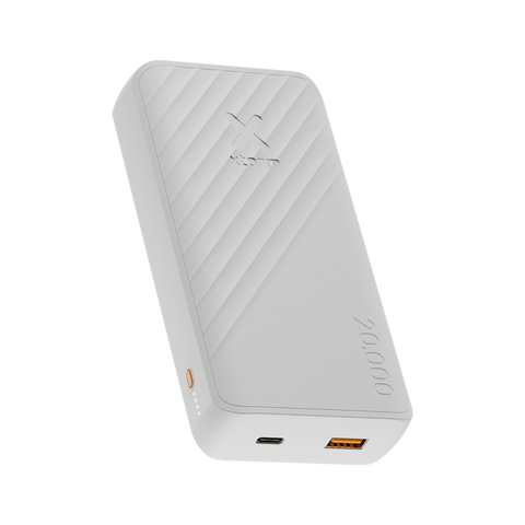 Xtorm Go2 powerbank 20.000 mAh met USB-C en USB-A, wit, voorkant