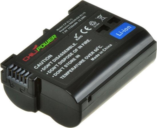 EN-EL15 accu / batterij voor Nikon D750 / Z6