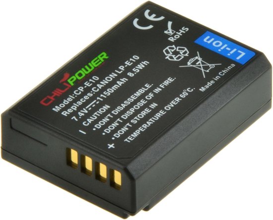 LP-E10 accu / batterij voor Canon EOS Rebel
