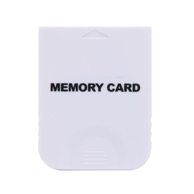 32MB memory card voor Nintendo GameCube, wit, voorkant, tweedehands