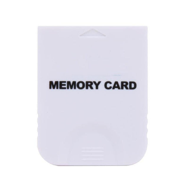 Memory Card voor Nintendo GameCube, witte geheugenkaart met opdruk Memory Card, tweedehands