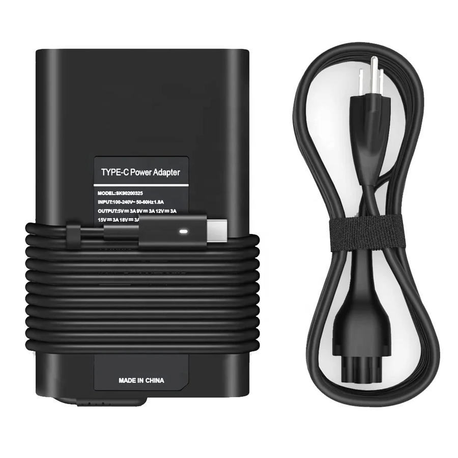 Algemeen-65W USB-C Laptoplader voor Dell XPS 13 – Compatibel met LA65NM170, 2YKOF, 02YKOF (Nieuw)