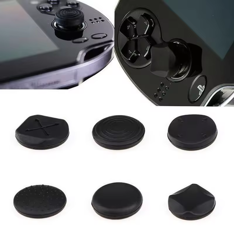 Algemeen-6x Thumbstick Covers voor PS Vita (Nieuw)