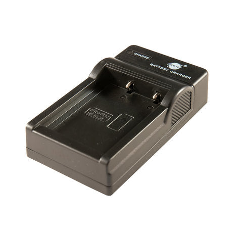 Acculader voor Fujifilm NP-W126 en NP-W126S, zwart, bovenkant met accusleuf, tweedehands