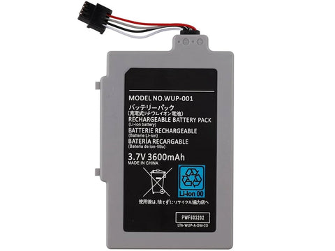 Algemeen-Batterij voor Wii U Gamepad (WUP-012) (Nieuw)