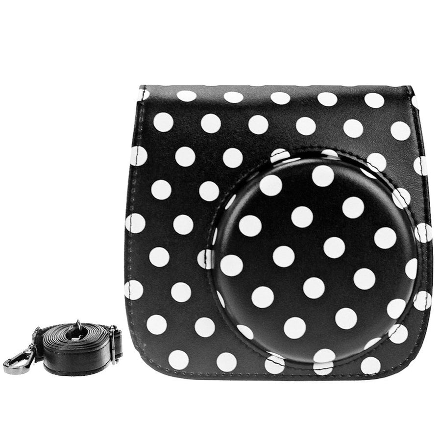 Algemeen-Case voor Instax Mini 11 - Zwart met Witte Stippen Tweedehands