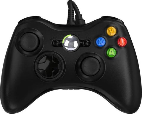 Algemeen-Controller Bedraad voor Xbox 360 - Zwart (Nieuw)
