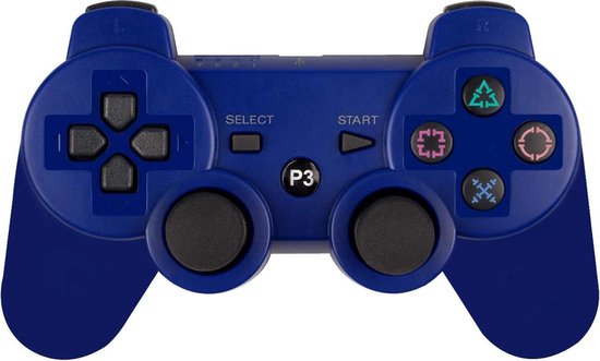Algemeen-Controller Draadloos voor Playstation 3 - Blauw (Nieuw)