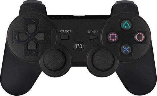 Algemeen-Controller Draadloos voor Playstation 3 - Zwart (Nieuw)