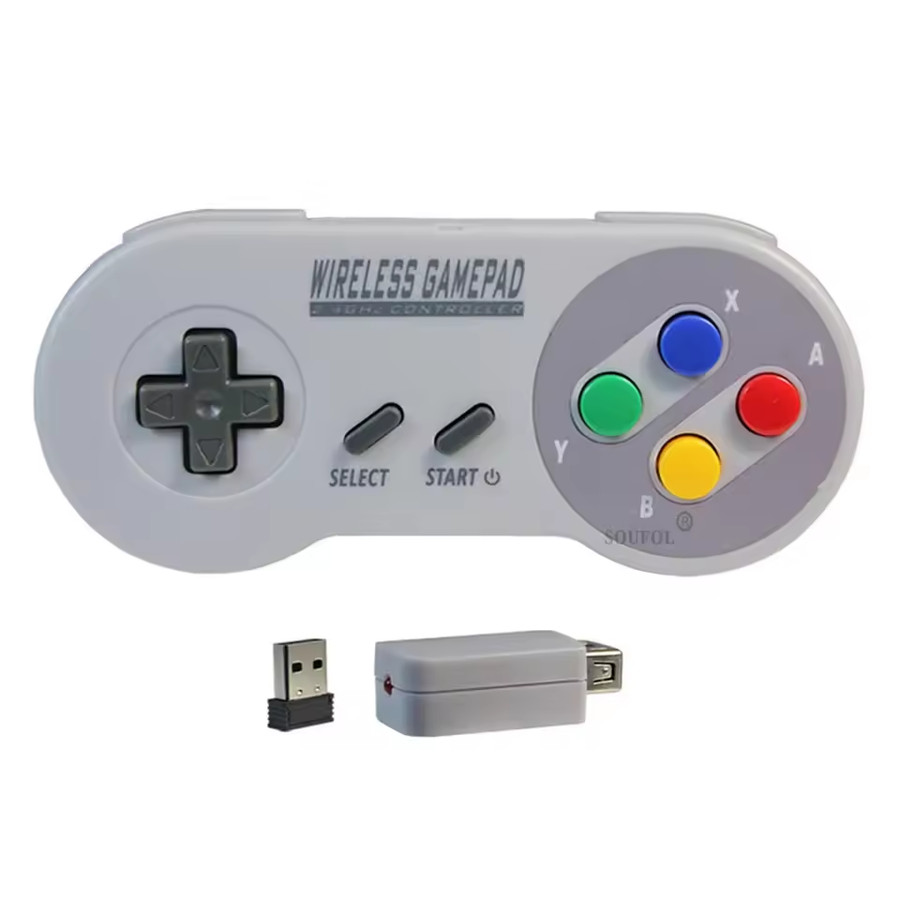Algemeen-Draadloze Controller voor SNES Mini (Nieuw)