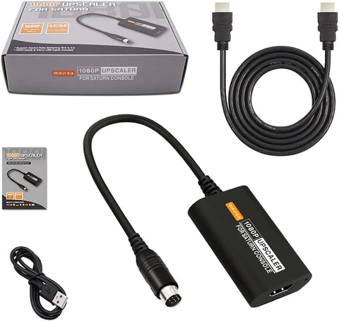 Algemeen-HDMI Adapter / Omvormer voor Sega Saturn (Nieuw)