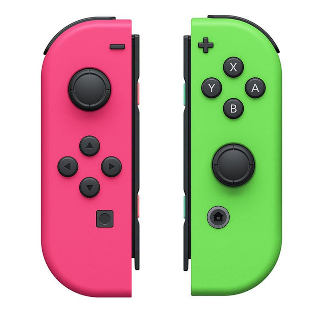 Joy-Con set voor Nintendo Switch, roze en groen, links en rechts van voren