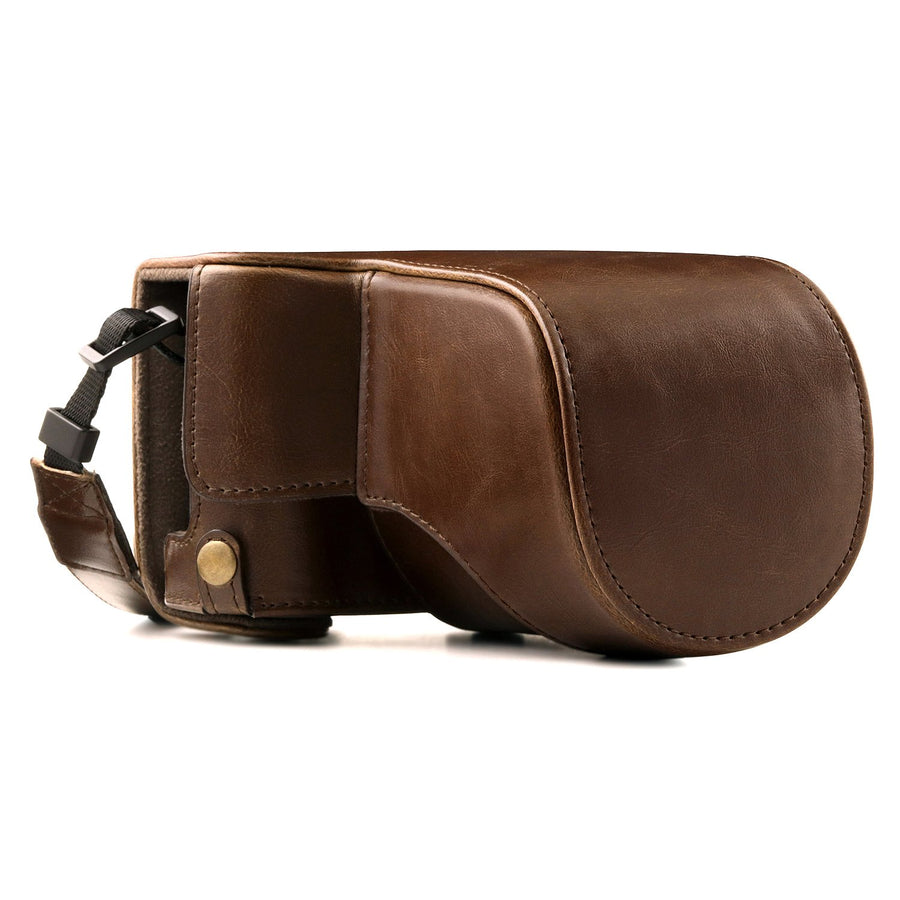 Algemeen-Leren Camera Case voor Fujifilm X-A5, X-A3, X-A2, X-A1, X-M1 Tweedehands