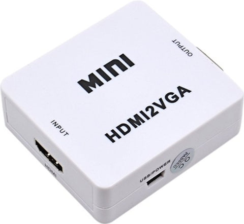 Algemeen-Mini HDMI naar VGA Audio Converter (Nieuw)