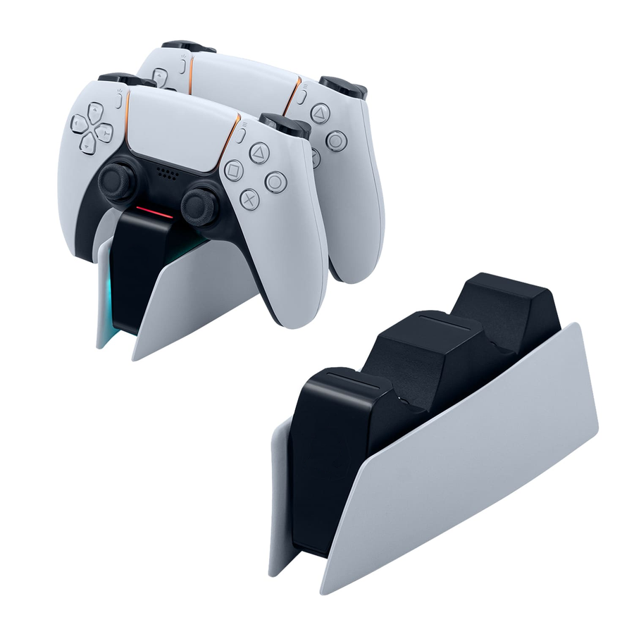 Algemeen-Oplaadstation voor 2x Playstation 5 Controllers Tweedehands