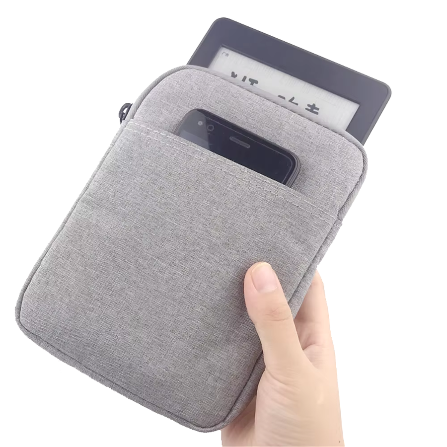Algemeen-Rits Sleeve Bag Case voor 6" eRreader - Grijs Tweedehands