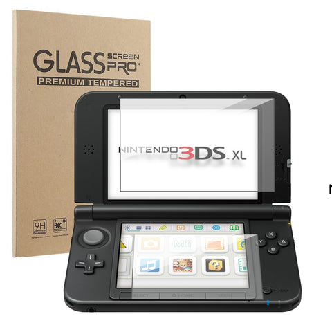 Algemeen-Screen Protector Tempered Glass voor Nintendo 3DS XL (Nieuw)