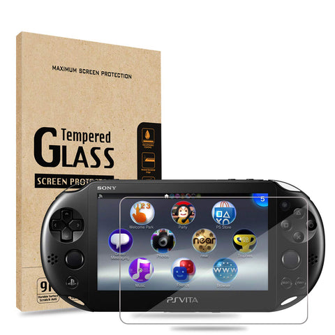 Algemeen-Screen Protector Tempered Glass voor PS Vita Slim 2000 (Nieuw)