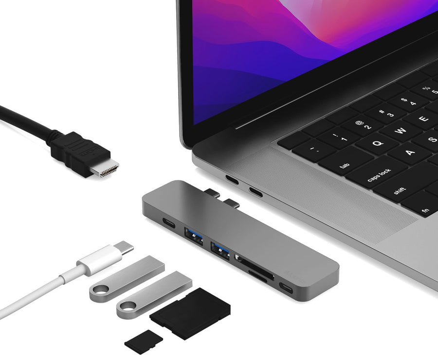Algemeen-Thunderbolt 3 USB-C Hub voor Macbook Pro Tweedehands