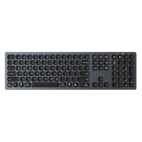 Algemeen-Toetsenbord Draadloos BK9803 Aluminium - Zwart (Nieuw)