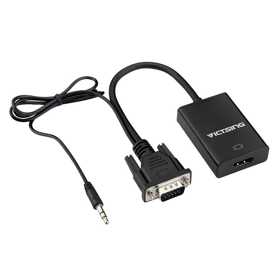 Algemeen-VGA naar HDMI + Audio Kabel Tweedehands