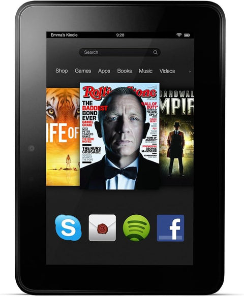 Amazon-Fire HD 7" (2e generatie) Wi-Fi Tablet - Zwart Tweedehands