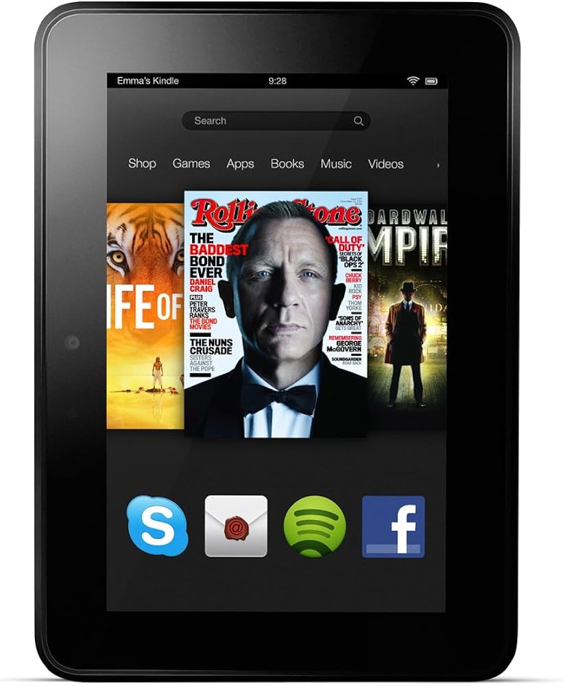 Amazon-Fire HD 7" (2e generatie) Wi-Fi Tablet - Zwart Tweedehands