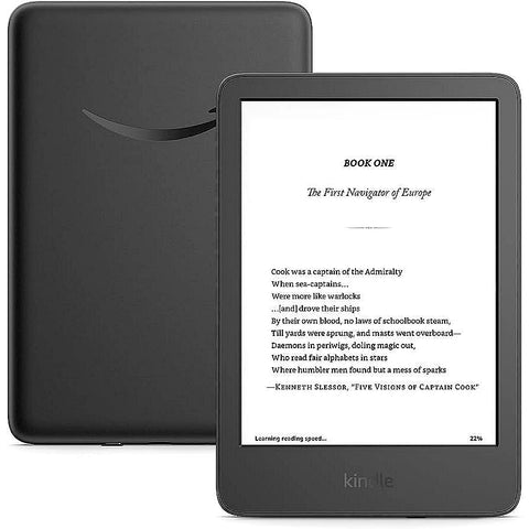Amazon-Kindle 6" E‑Reader – 11e Generatie (2024) USB-C - 16 GB - Zwart (Nieuw)