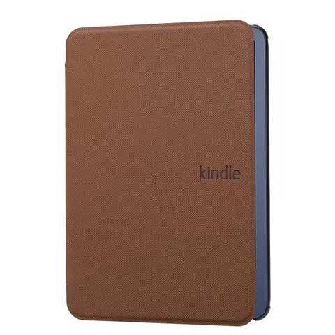 Amazon-Kindle eReader 10th Gen Fabric Cover - Leather Bruin Tweedehands