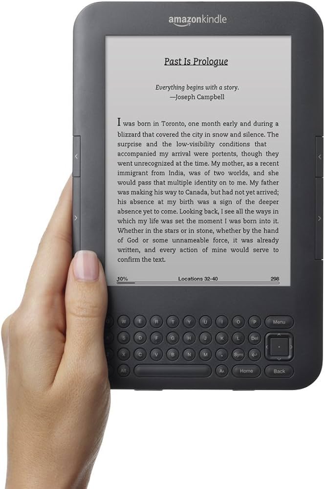 Amazon-Kindle Keyboard (3e generatie) eReader 6" Inch - Zwart Tweedehands