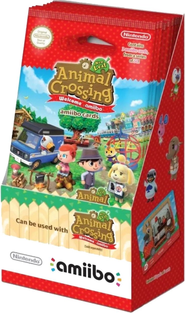 Amiibo Animal Crossing New Leaf Amiibo Kaarten Booster Box - Incl. 20 Packs (Nieuw)