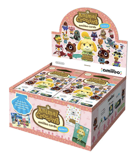 Amiibo-Animal Crossing Series 4 Cards Booster Box - Incl. 42 Packs (Nieuw)