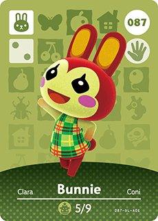 Amiibo-Bunnie #087 - Series 1 Tweedehands