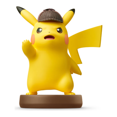 Nintendo amiibo Detective Pikachu, Pokémon serie, voorkant met detectivepet, tweedehands