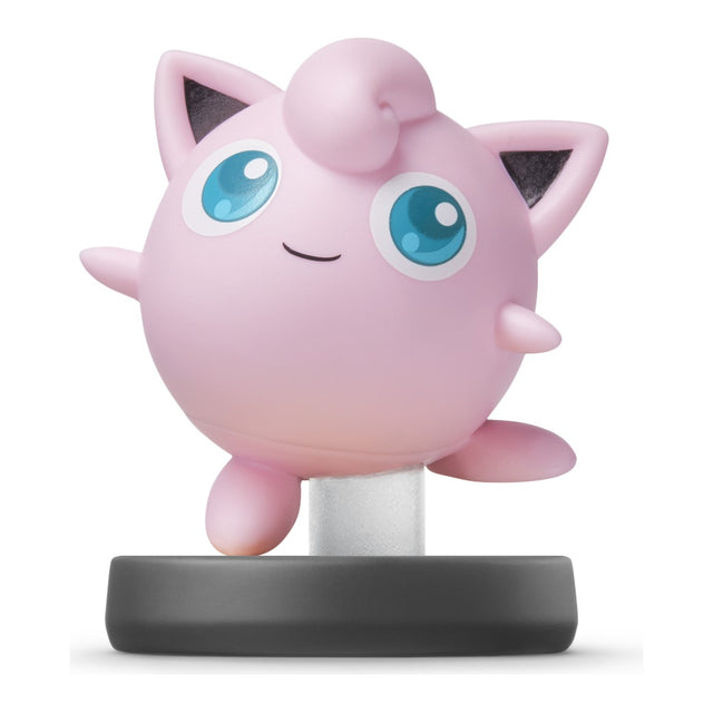 Nintendo amiibo Jigglypuff nr 37 Super Smash Bros. series, roze Jigglypuff op een zwarte voet