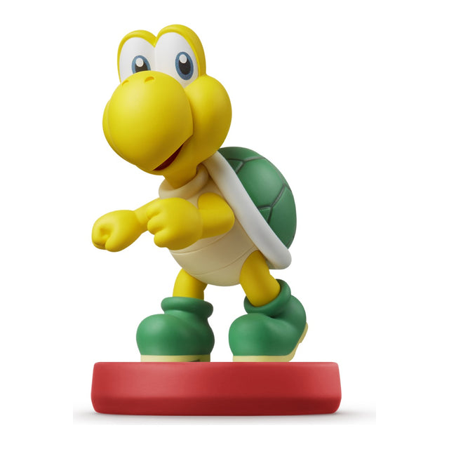 Nintendo amiibo Koopa Troopa Super Mario series, gele schildpad met groen schild op rode voet, tweedehands