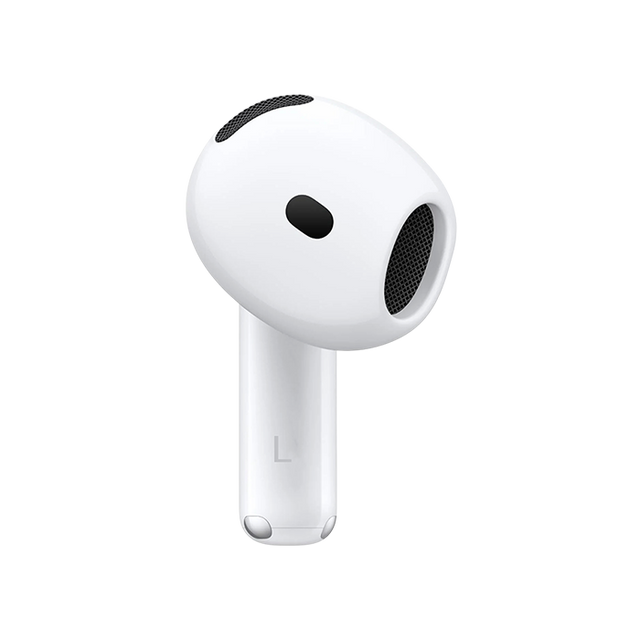 Apple AirPods 4e generatie, los linker oortje, wit, voorkant